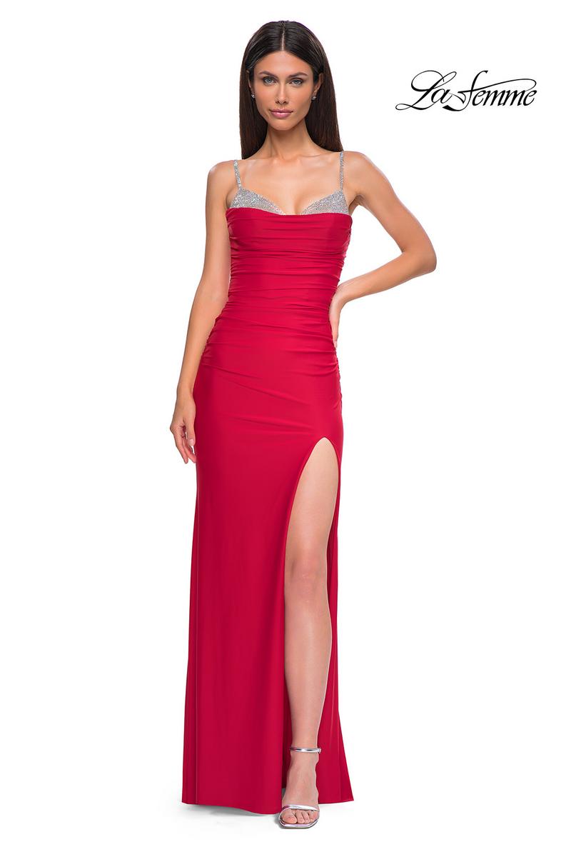 La Femme Dress 32939 - Red