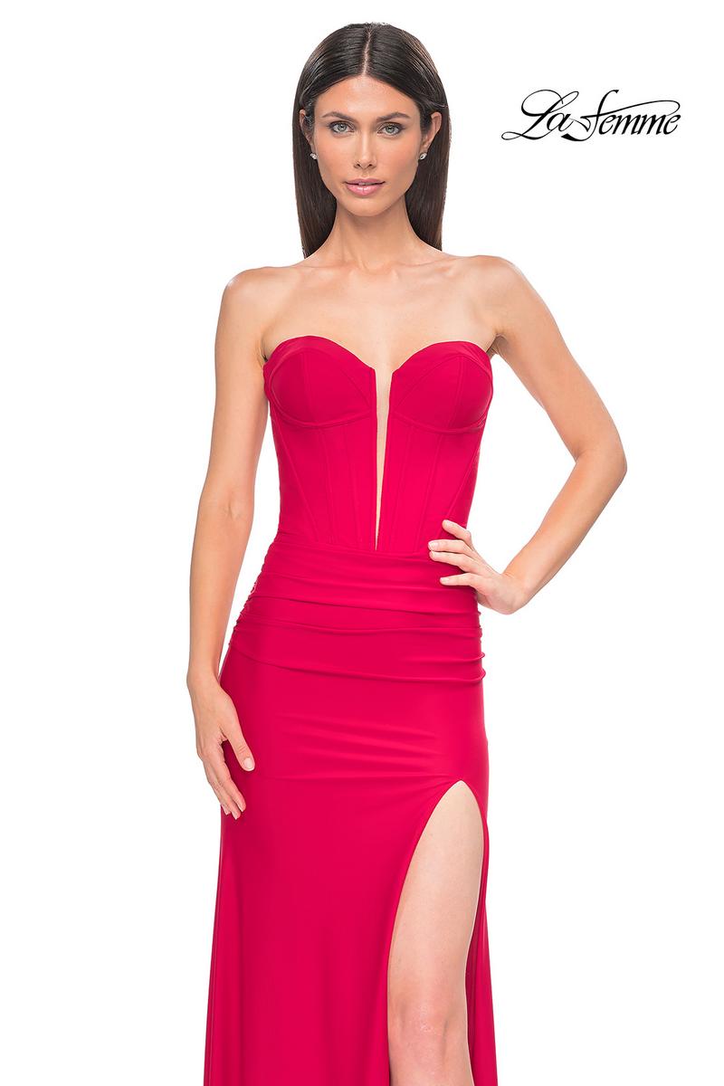 La Femme Dress 32941 - Red