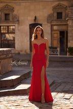 La Femme Dress 32941 - Red