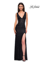 La Femme Dress 32943 - Black