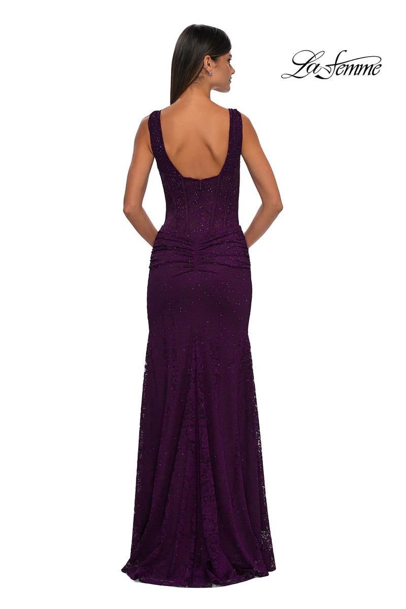 La Femme Dress 32943 - Dark Berry