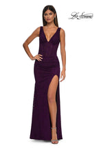 La Femme Dress 32943 - Dark Berry