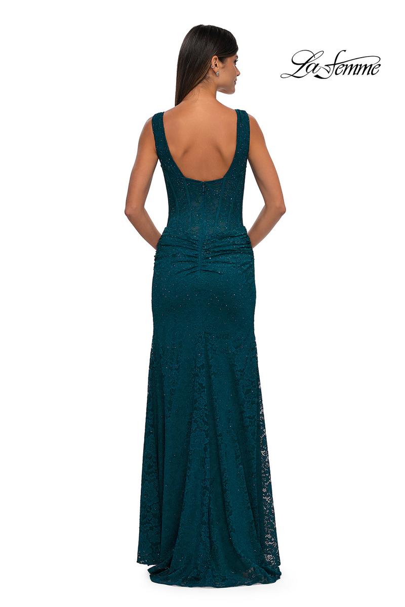 La Femme Dress 32943 - Dark Teal