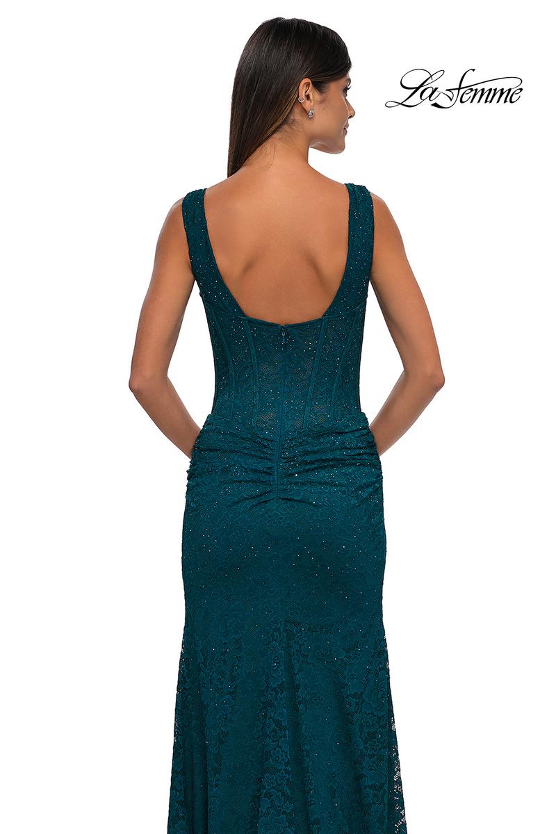 La Femme Dress 32943 - Dark Teal