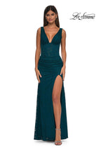 La Femme Dress 32943 - Dark Teal