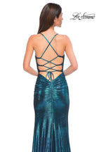 La Femme Dress 32945 - Dark Teal