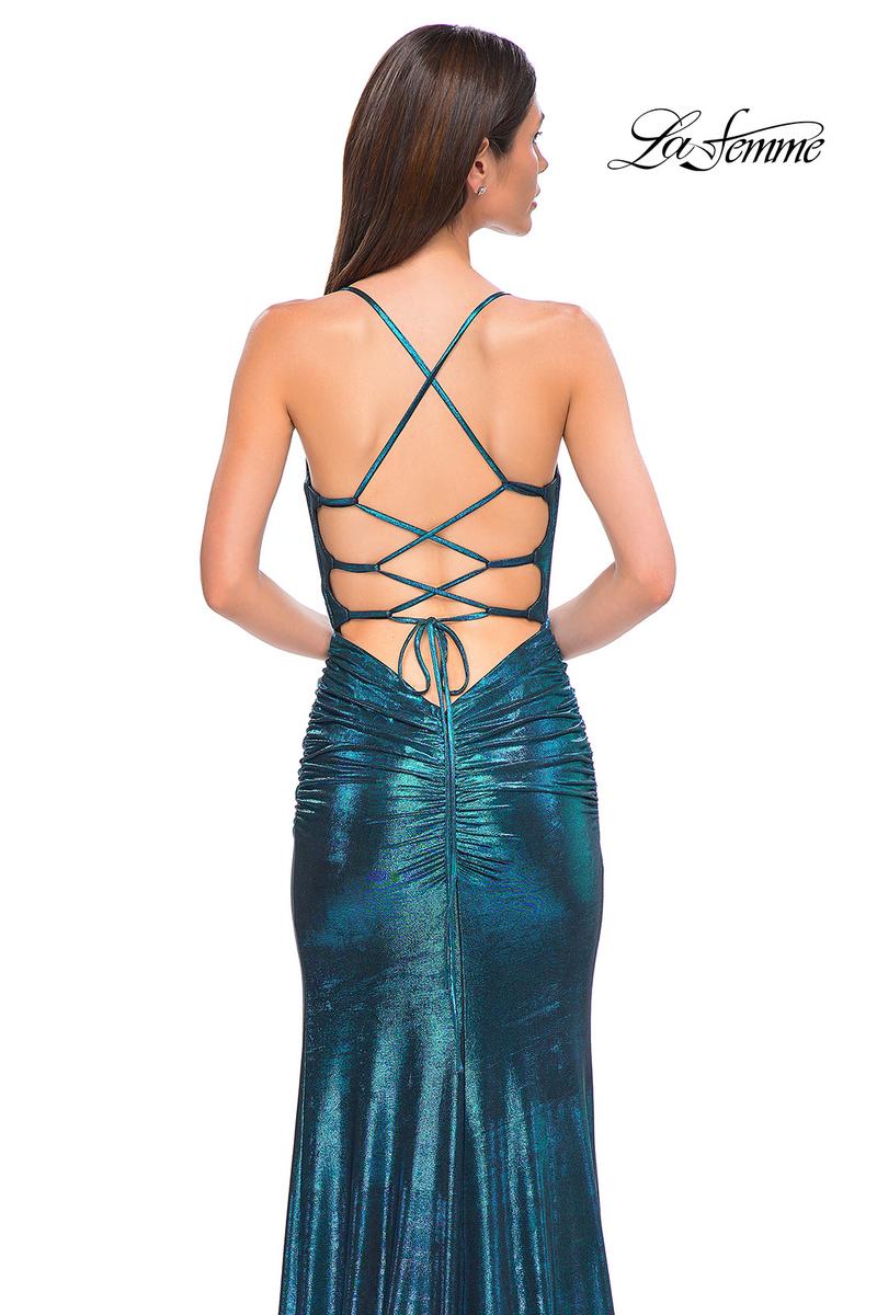 La Femme Dress 32945 - Dark Teal