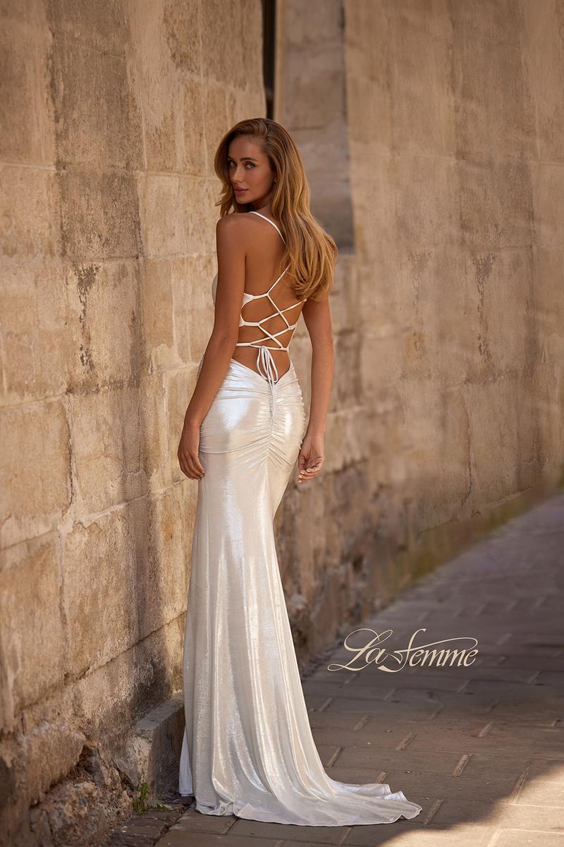La Femme Dress 32945 - Ivory