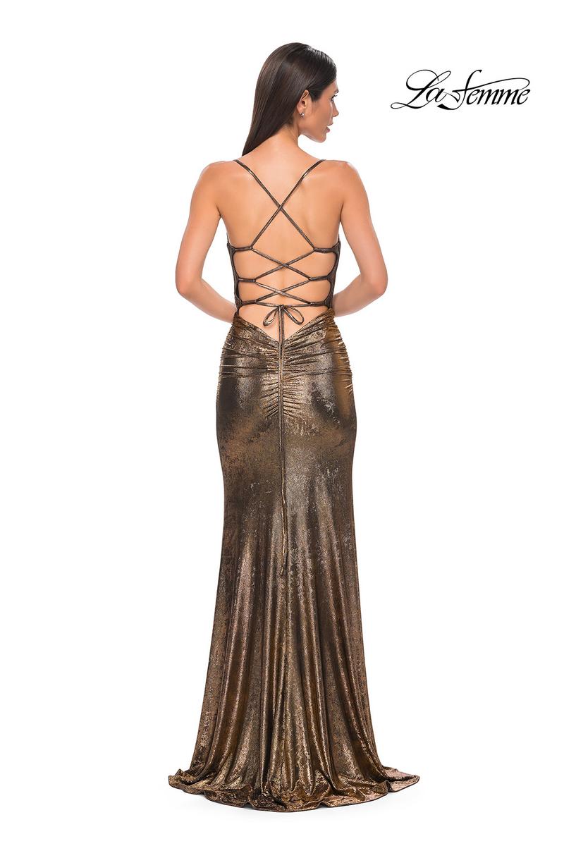 La Femme Dress 32945 - Mocha