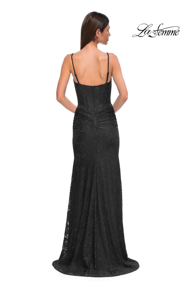 La Femme Dress 32947 - Black