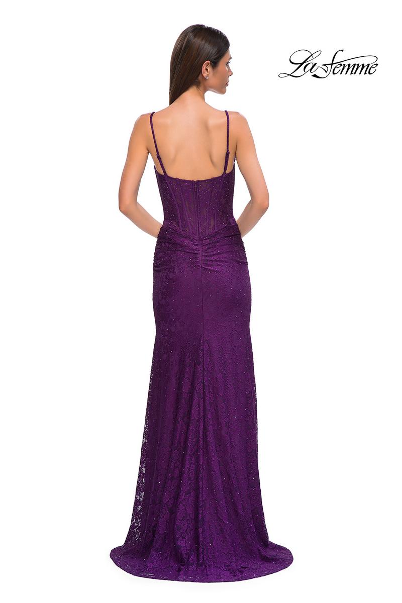 La Femme Dress 32947 - Dark Berry