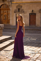 La Femme Dress 32947 - Dark Berry