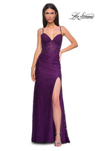La Femme Dress 32947 - Dark Berry