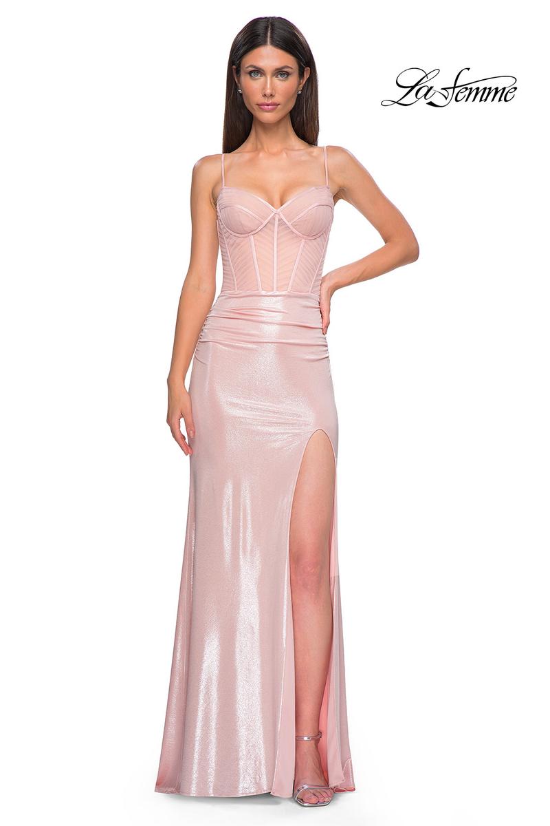 La Femme Dress 32951 - Blush