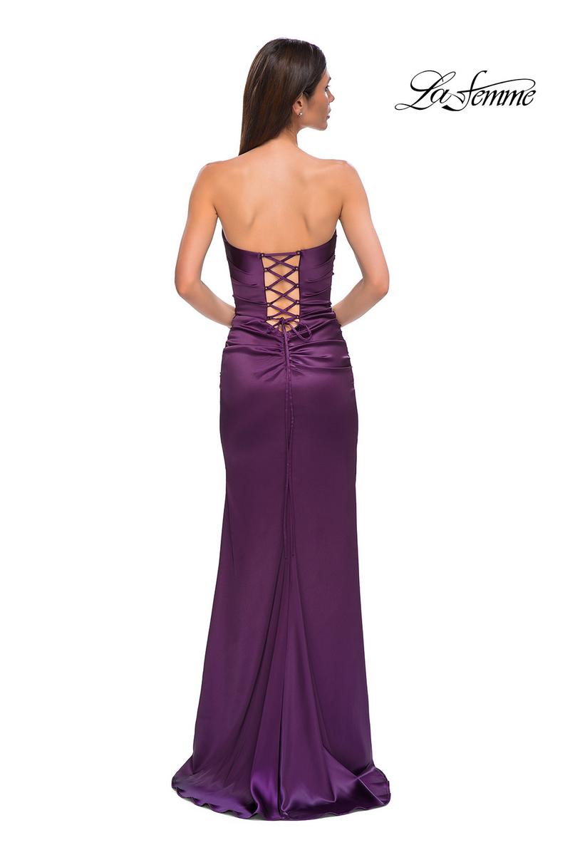 La Femme Dress 32952 - Dark Berry