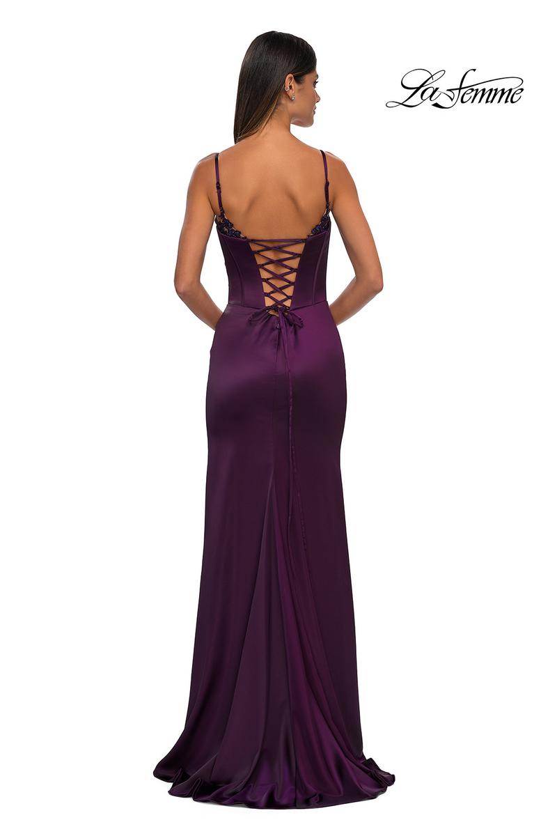 La Femme Dress 32955 - Dark Berry