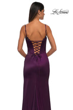 La Femme Dress 32955 - Dark Berry