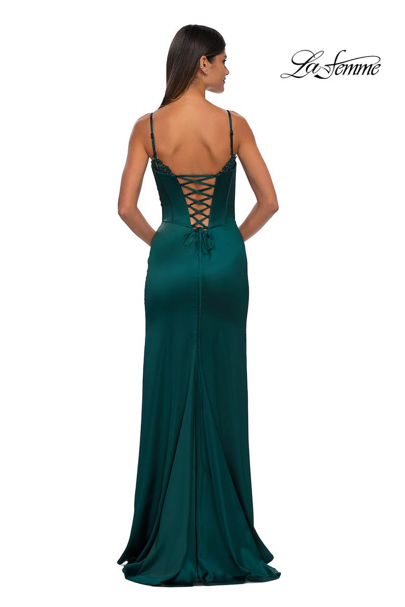 La Femme Dress 32955 - Dark Emerald