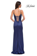 La Femme Dress 32955 - Navy