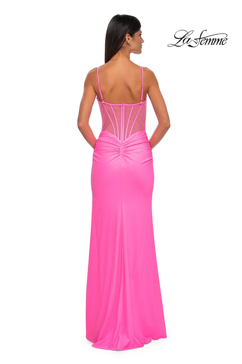 La Femme Dress 32962 - Bubblegum Pink