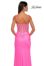 La Femme Dress 32962 - Bubblegum Pink