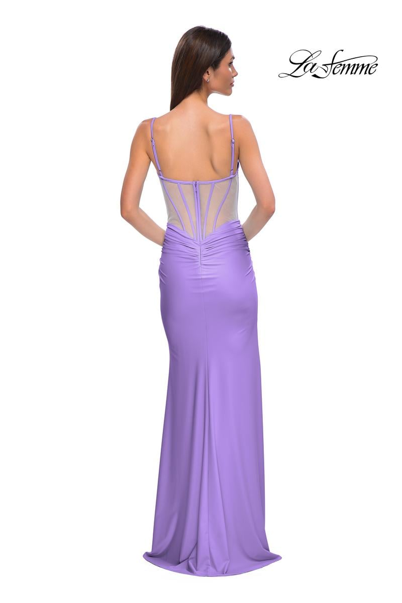 La Femme Dress 32962 - Periwinkle