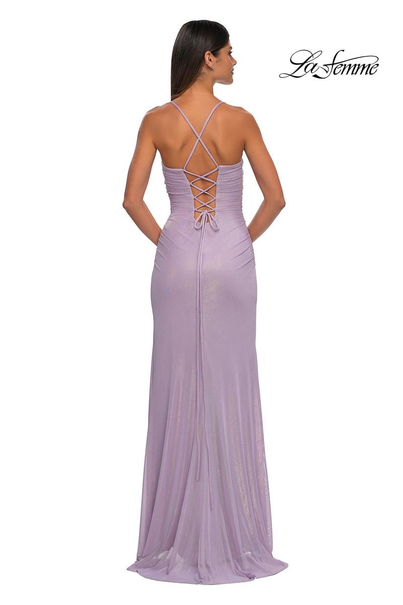 La Femme Dress 32964 - Light Periwinkle