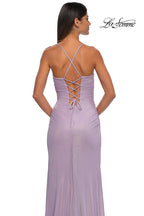 La Femme Dress 32964 - Light Periwinkle