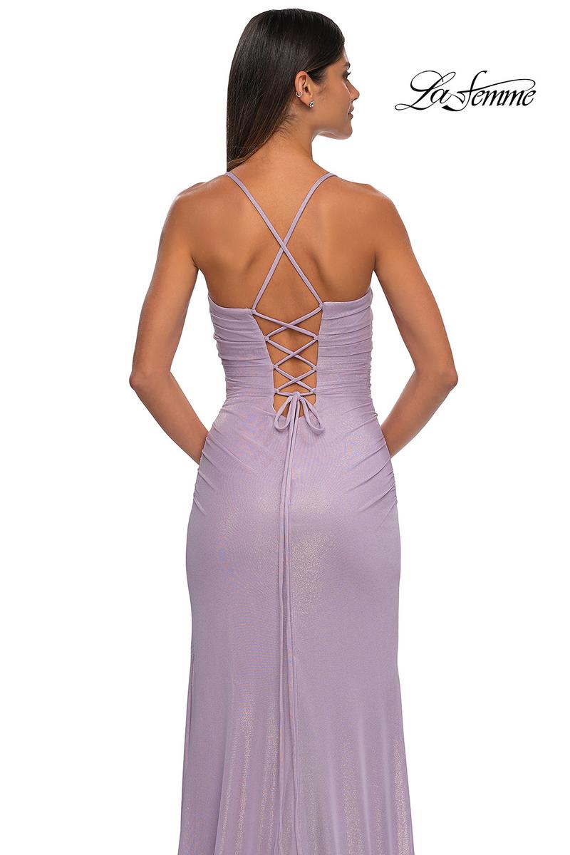 La Femme Dress 32964 - Light Periwinkle