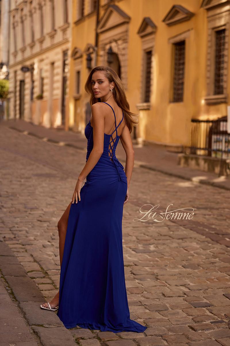 La Femme Dress 32966 - Indigo