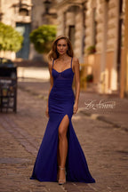 La Femme Dress 32966 - Indigo