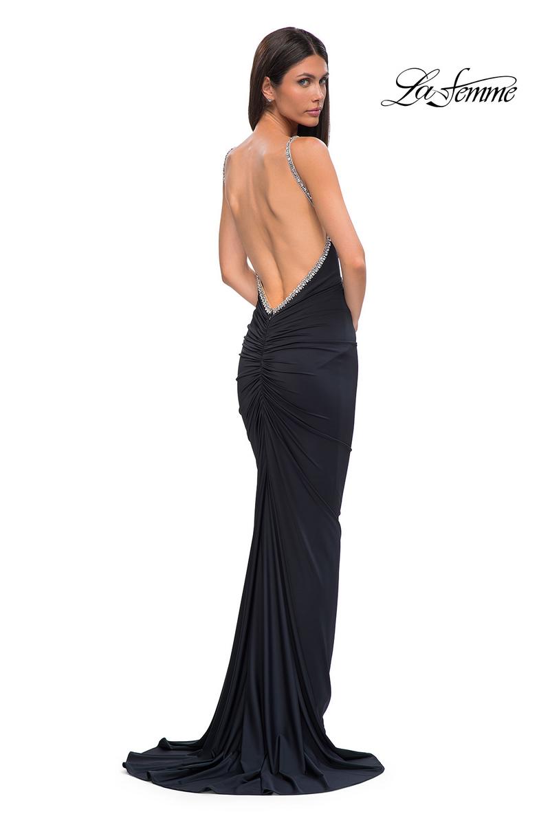 La Femme Dress 32970 - Black