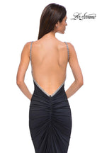 La Femme Dress 32970 - Black