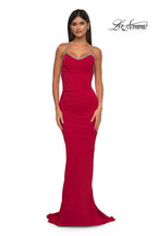 La Femme Dress 32970 - Red