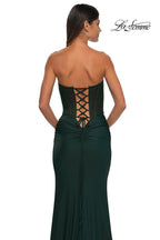 La Femme Dress 32971 - Dark Emerald