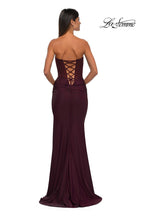 La Femme Dress 32971 - Dark Wine