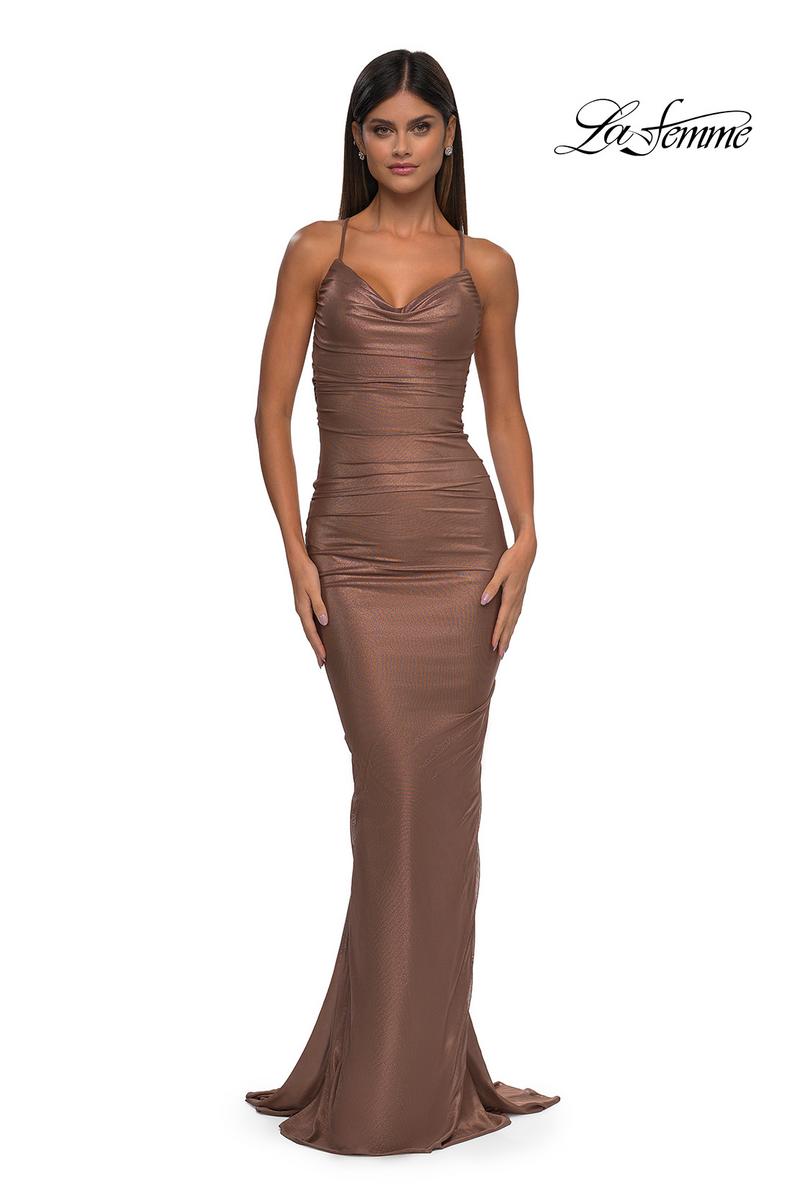 La Femme Dress 32973 - Bronze