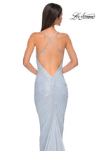 La Femme Dress 32973 - Light Blue