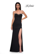 La Femme Dress 32975 - Black