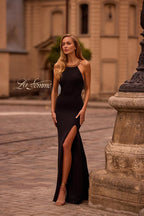 La Femme Dress 32976 - Black