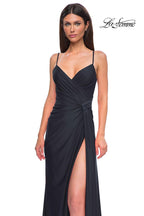 La Femme Dress 32977 - Black
