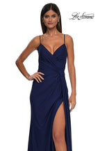 La Femme Dress 32977 - Marine Blue