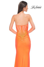 La Femme Dress 32981 - Bright Orange