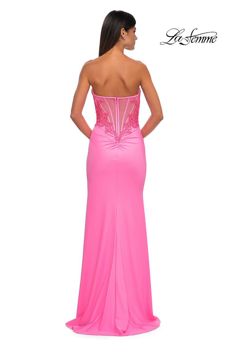 La Femme Dress 32981 - Bubblegum Pink