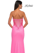 La Femme Dress 32981 - Bubblegum Pink