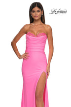 La Femme Dress 32981 - Bubblegum Pink
