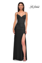 La Femme Dress 32983 - Black