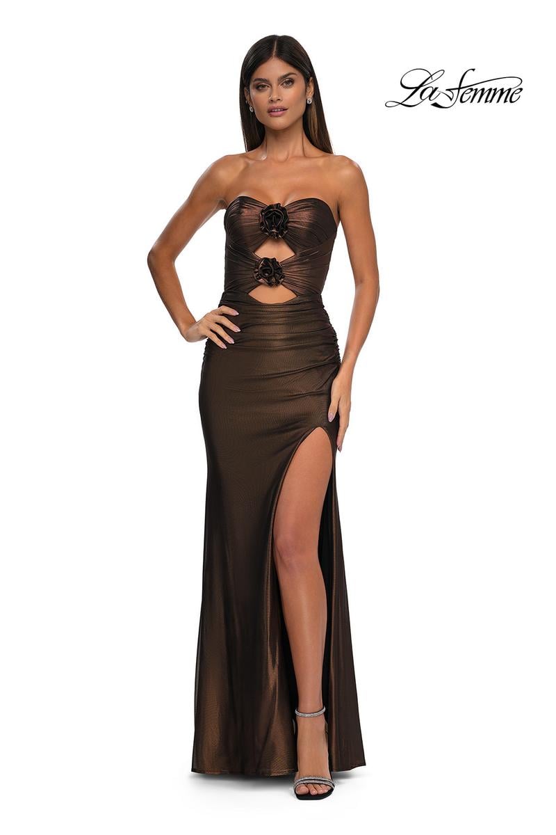 La Femme Dress 32987 - Bronze