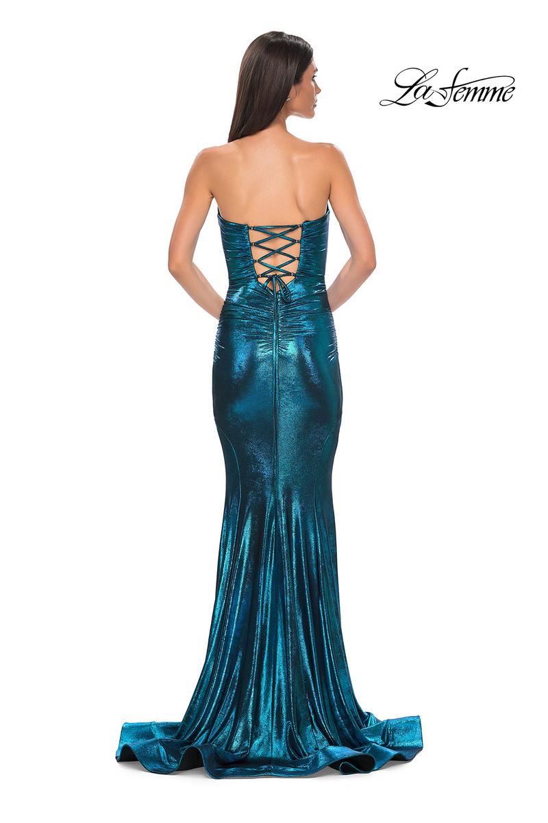 La Femme Dress 32995 - Dark Teal