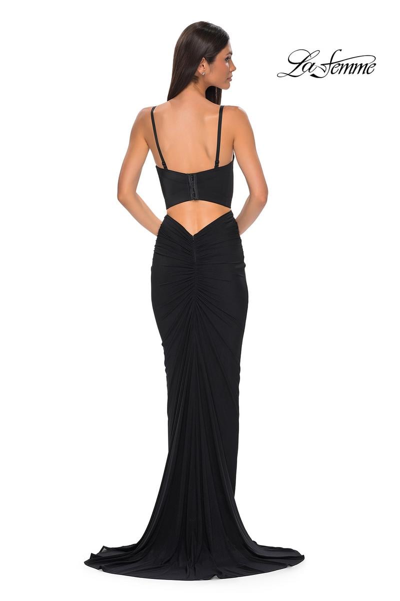 La Femme Dress 32996 - Black